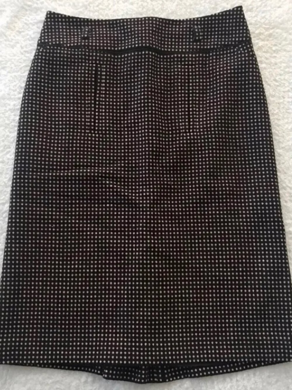 Ann Taylor Size 2 Wool Polka Dot Skirt